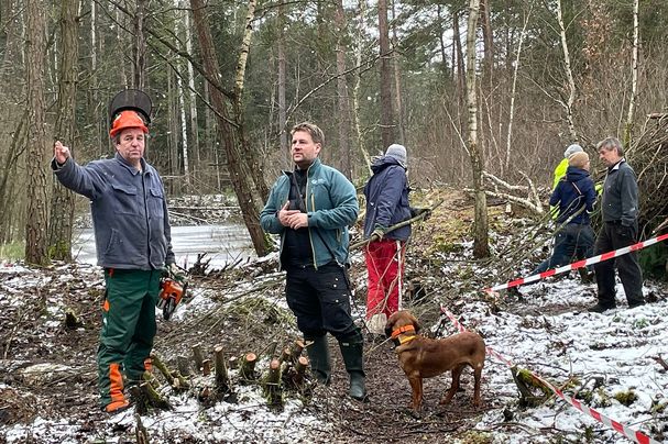 Biotoppflege im Tennenloher Forst