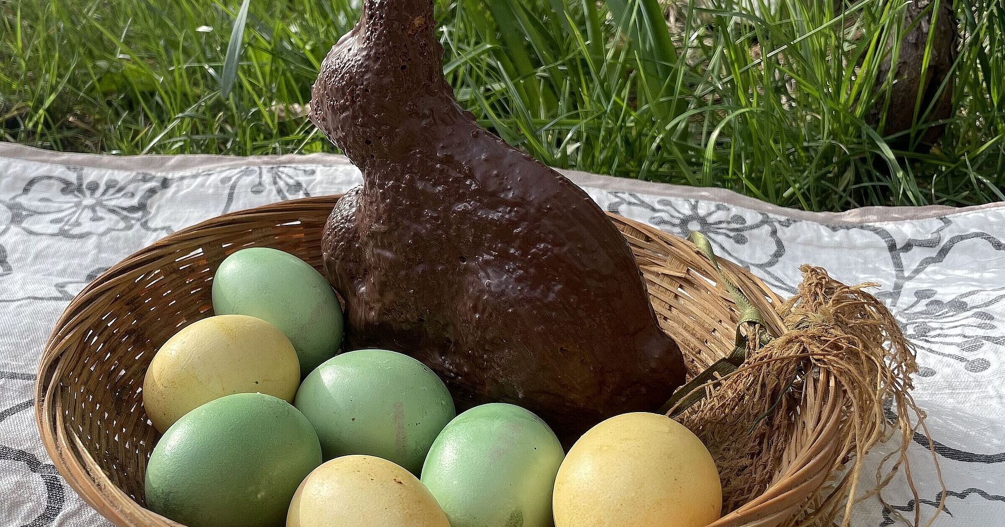 eier natürlich färben mit muster