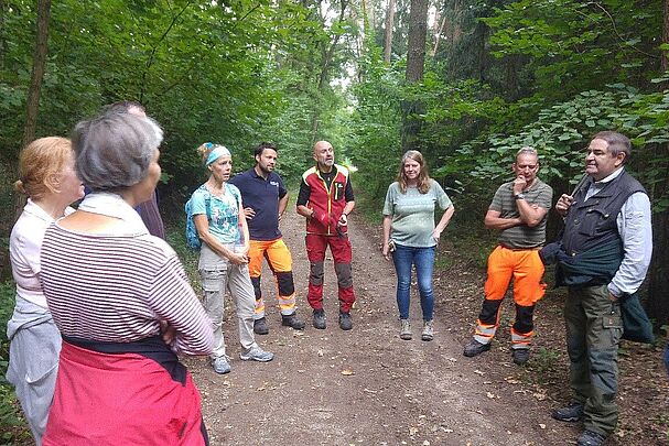 Bild vom Waldspaziergang der OG Baiersdorf 2021